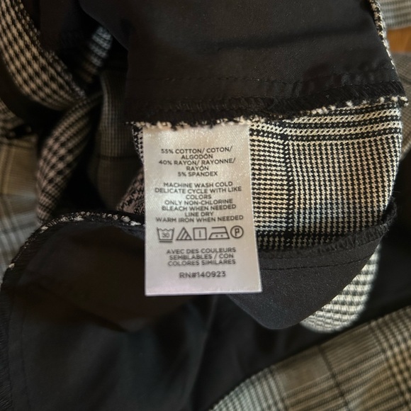 Loft plaid trousers size 6 NWOT - Picture 5 of 5